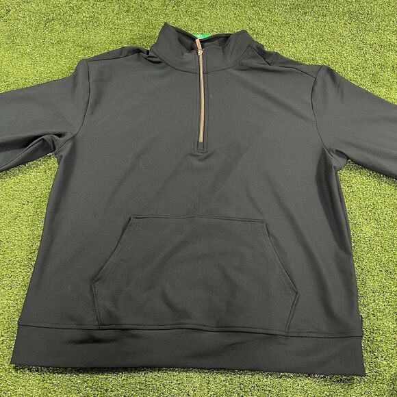 Skechers Tops - Skechers Go Walk Women's Ribbed Quarter Zip Top, Black, Size XL NWT